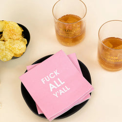 Fuck All Y'all Cocktail Napkins