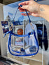 Clara Clear Purse (Royal Blue)