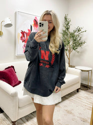 Nebraska Mock Neck Pullover