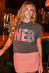 NEB Pattern Tee (Charcoal)