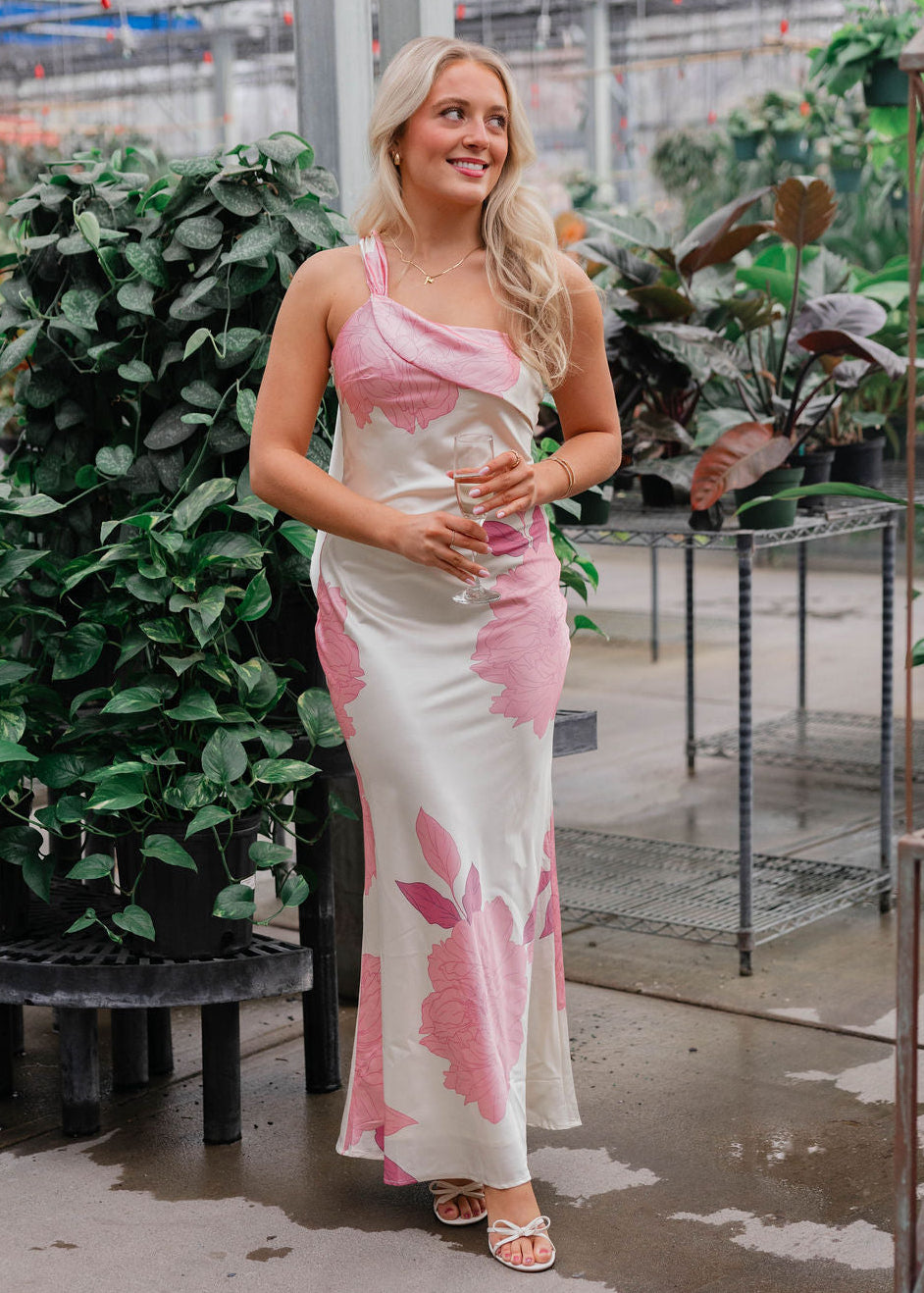 peony maxi dress Peony Women's Forever Maxi Dress, Sweet Nothings, Linen | Size: Large