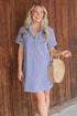 Edie Striped Mini Dress