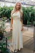 Buttercup Satin Maxi Dress