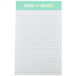 Now Or Never Notepad