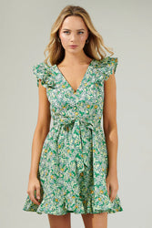 Jade Floral Mini Dress