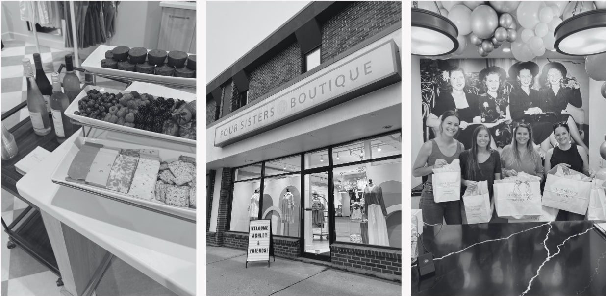 A private shopping party at Four Sisters Boutique