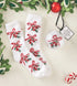 Mistletoe Cozy Socks Ornament