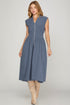 Hazel Corduroy Midi Dress