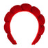 Velvet Makeup Headband (Red)
