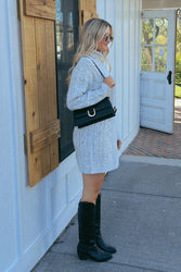 Holly Cable Knit Mini Dress