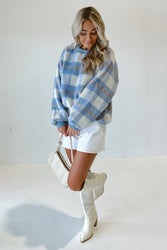 Lindsey Plaid Knit Sweater