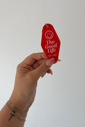 The Good Life Keychain (Red)