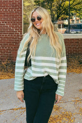 Sami Striped Knit Sweater