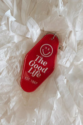 The Good Life Keychain (Red)