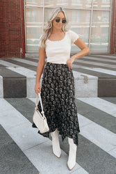 Becca Floral Midi Skirt