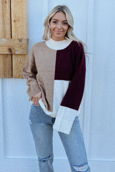 Perfect Patch Knit Sweater