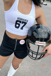 Nebraska 67 Crop Top