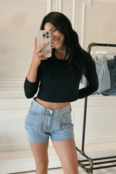 Simple Life Denim Shorts