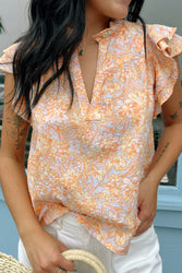 Sunset Bloom Top