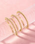 5mm Gold Beaded Bracelet