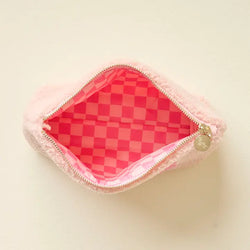 Hair Teddy Pouch (Pink)