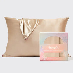 Holiday Satin Pillowcase Set (Champagne)