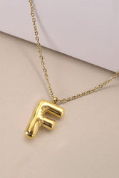 Bubble Initial Necklace