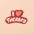I Heart Therapy Sticker