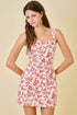 Poised Petals Mini Dress
