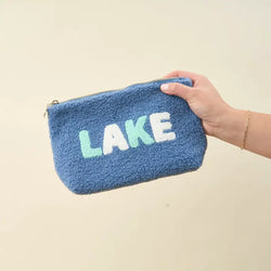 Lake Teddy Pouch (Blue)