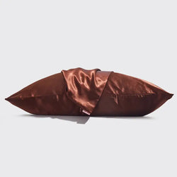 Satin Pillowcase (Chocolate)