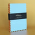 Sky/Tangerine Mini Wave Shaped Notepad