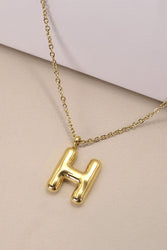 Bubble Initial Necklace