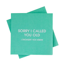 Called You Old Cocktail Napkins