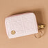 Blush Hearts Zip Around Wallet