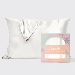 Holiday Satin Pillowcase Set (Ivory)