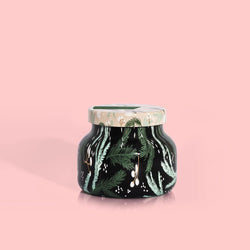 Crystal Pine Pattern Petite Jar Candle