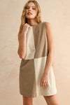 Neutral Ground Mini Dress