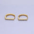 Spark Huggie Hoops