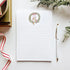 Christmas Bell Wreath Notepad