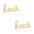 Fuck Stud Earrings