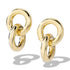 Gold Linked Hoops