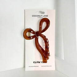 Cute Bow Claw Clip (Brown)