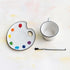 Paint Palette Saucer/Teacup Set