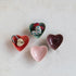 Glazed Stoneware Heart Shaped Dish