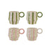 Spring Striped Stoneware Mug