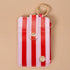 Peppermint Stripes Keychain Wallet