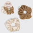 Cream & Gold Scrunchie Set