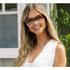 Blush Tortoise Take A Bow Glasses +1.00