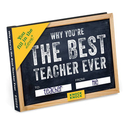 Best Teacher Ever Book